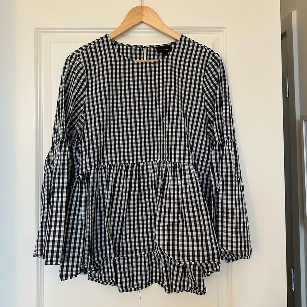 Who What Wear - Gingham Shirt - Size M